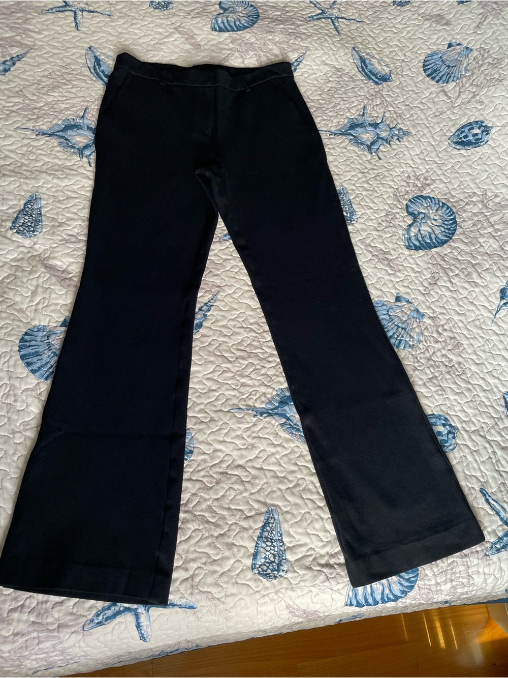 Anne Klein Black Flared Pants